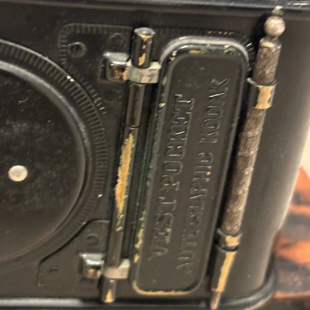 Vintage Vest Pocket Autographic Kodak Black Folding Camera Antique 1913